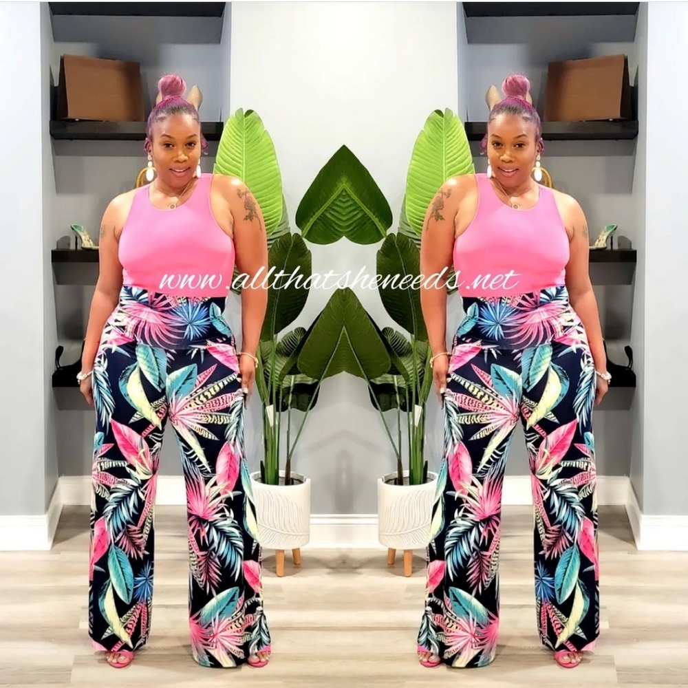 St. Lucia High Waist Palazzo Pants
